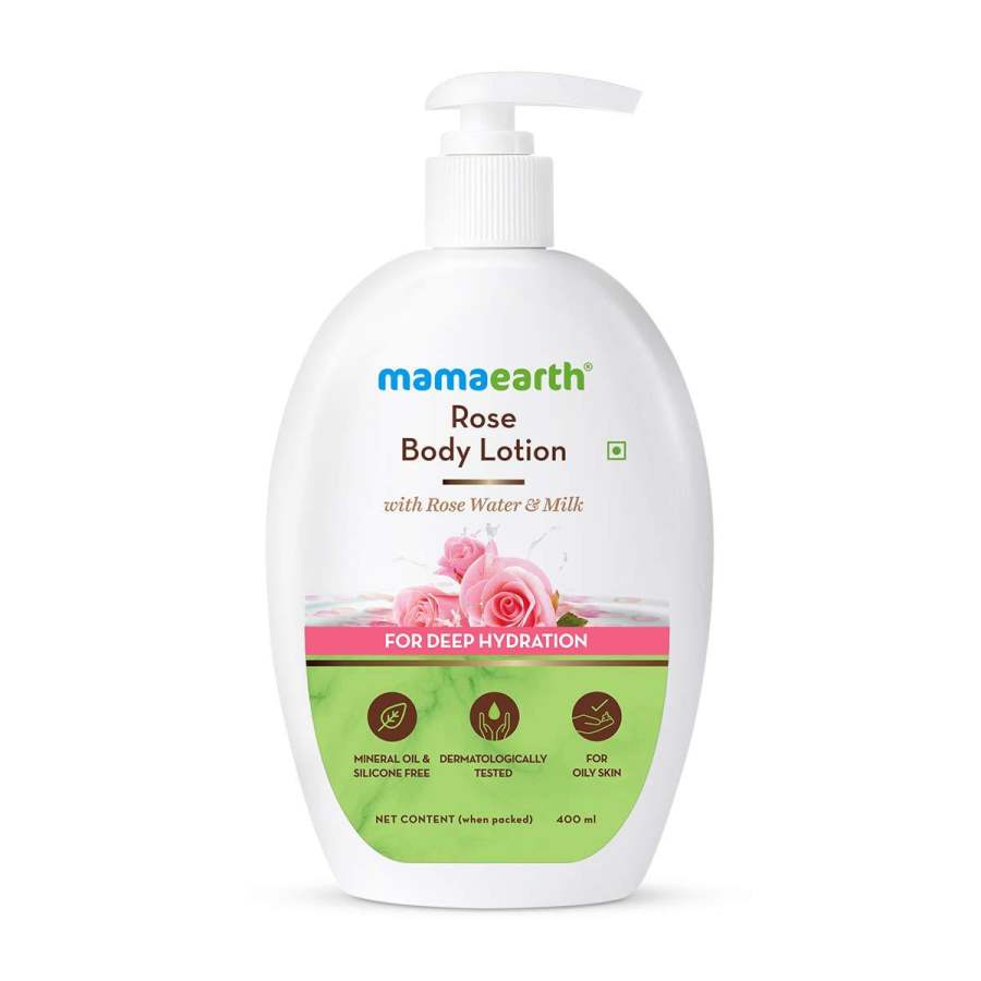 MamaEarth Rose Body Lotion with Rose Water and Milk