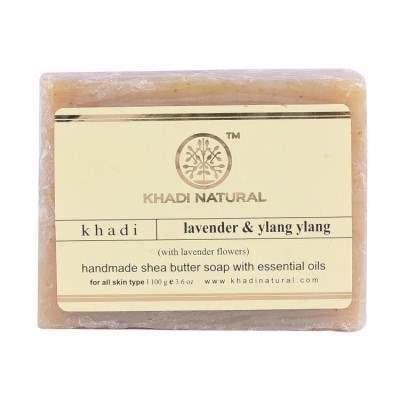Khadi Natural Lavender Ylang Ylang With Lavender Soap