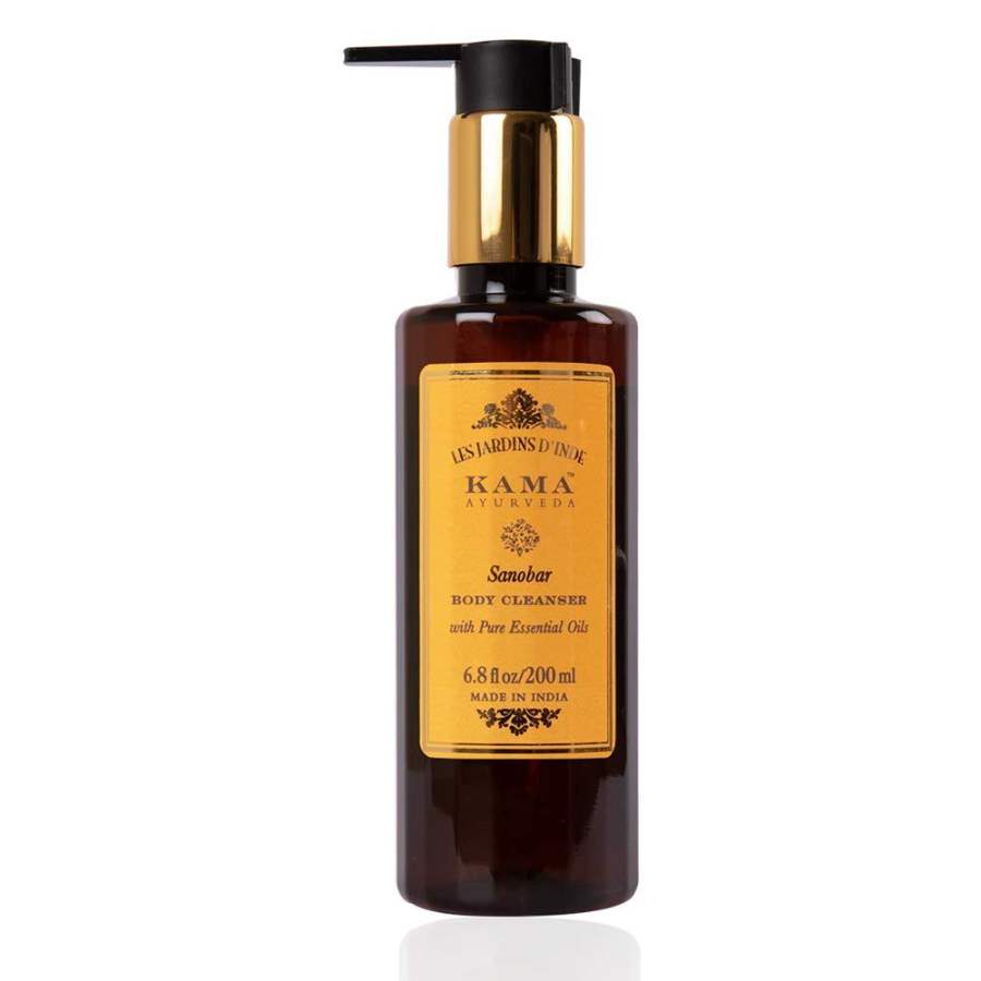 Kama Ayurveda Sanobar Body Cleanser with Pure Essential Oils of Cypress and Orange 