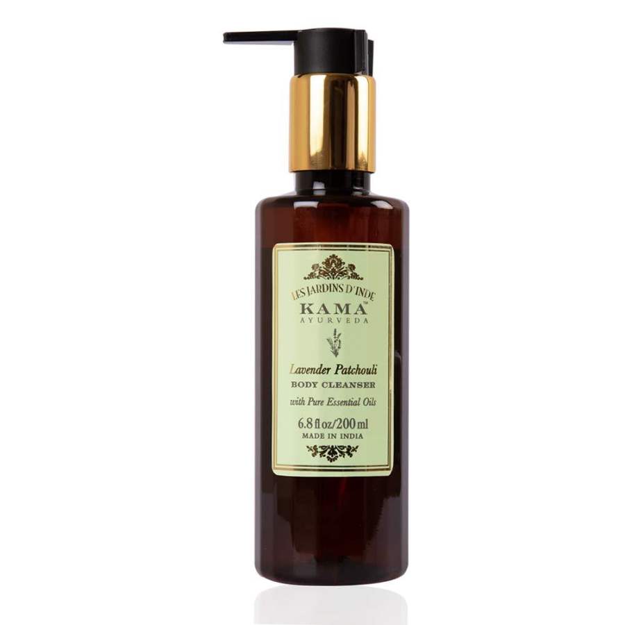 Kama Ayurveda Lavender Patchouli Body Cleanser with Pure Essential Oils of Lavender and Patchouli