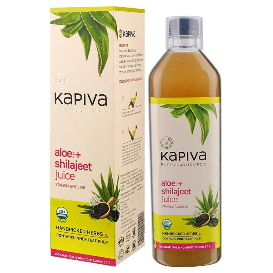 Kapiva 100% Aloe Vera (USDA) + Shilajeet Juice