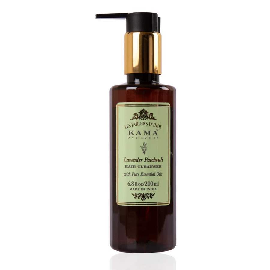 Kama Ayurveda Lavender Patchouli Hair Cleanser (Shampoo) with Pure Essential Oils of Lavender and Patchouli