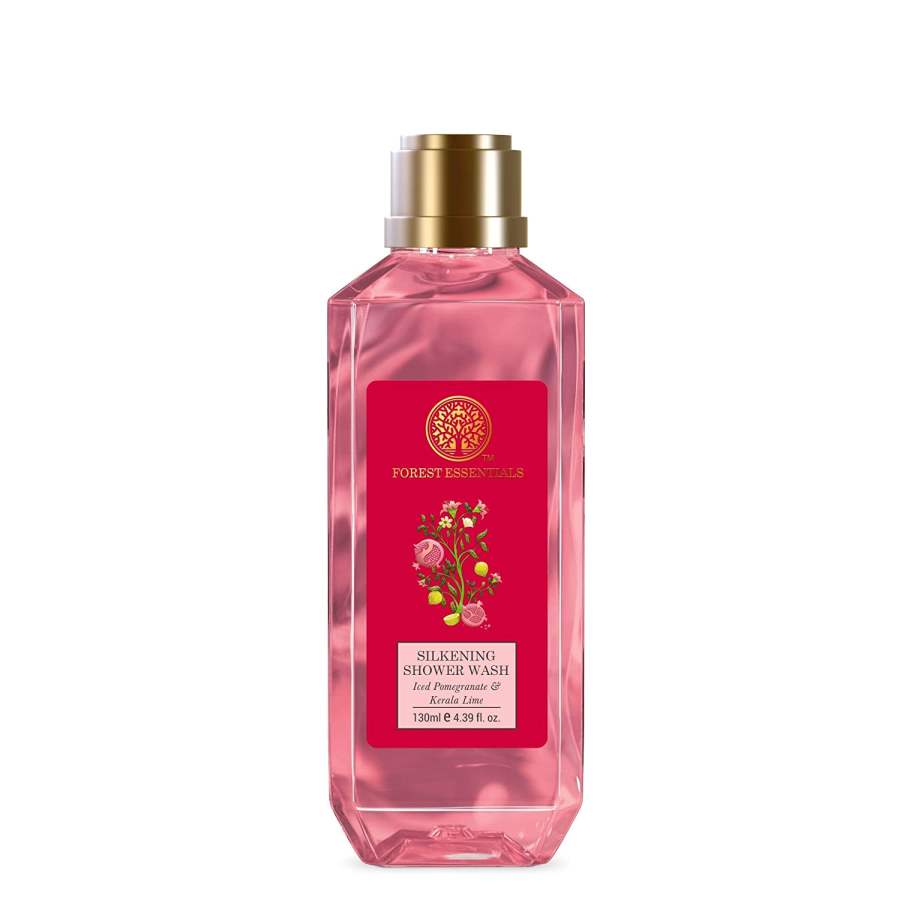 Forest Essentials Silkening Shower Wash Iced Pomegranate & Kerala Lime (Body Wash)