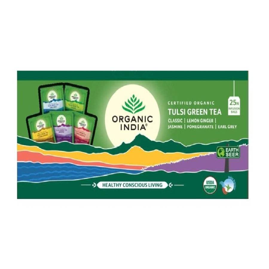Buy Organic India Tulsi Green Tea Assorted