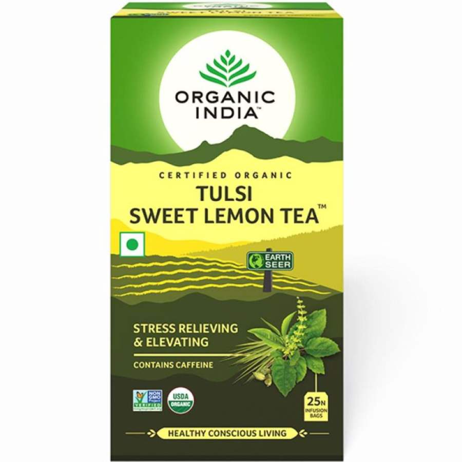 Buy Organic India Tulsi Sweet Lemon Tea
