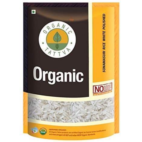 Buy Organic Tattva Sona Masuri Rice White Polished