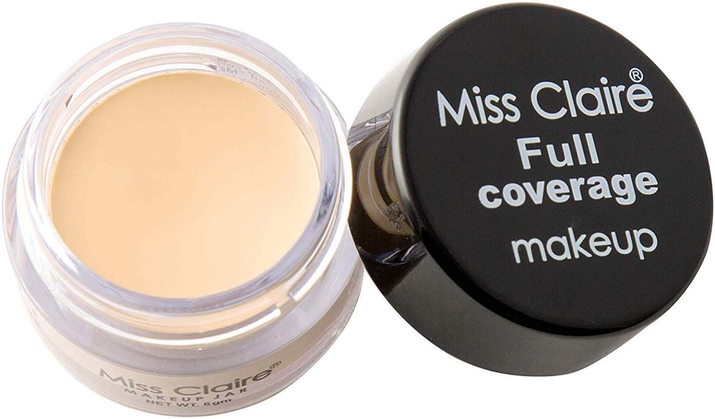 Buy Miss Claire Full Coverage Makeup + Concealer #2, Beige