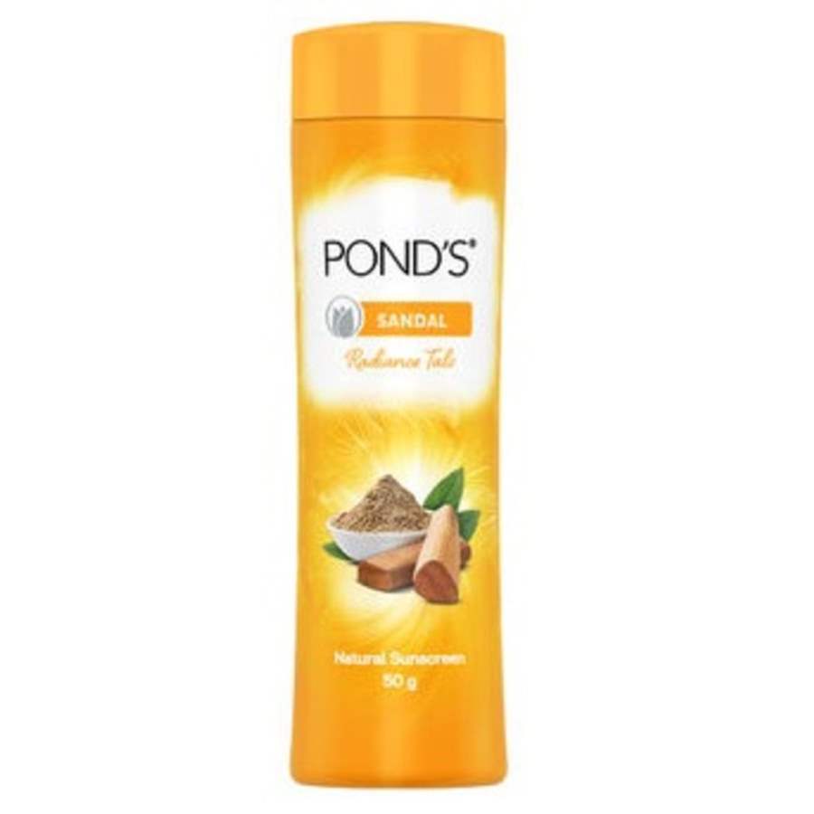 Ponds Sandal Radiance Talc Powder Natural Sunscreen