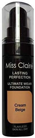 Miss Claire Lasting Perfection Ultimate Wear Foundation, 20 Light Beige