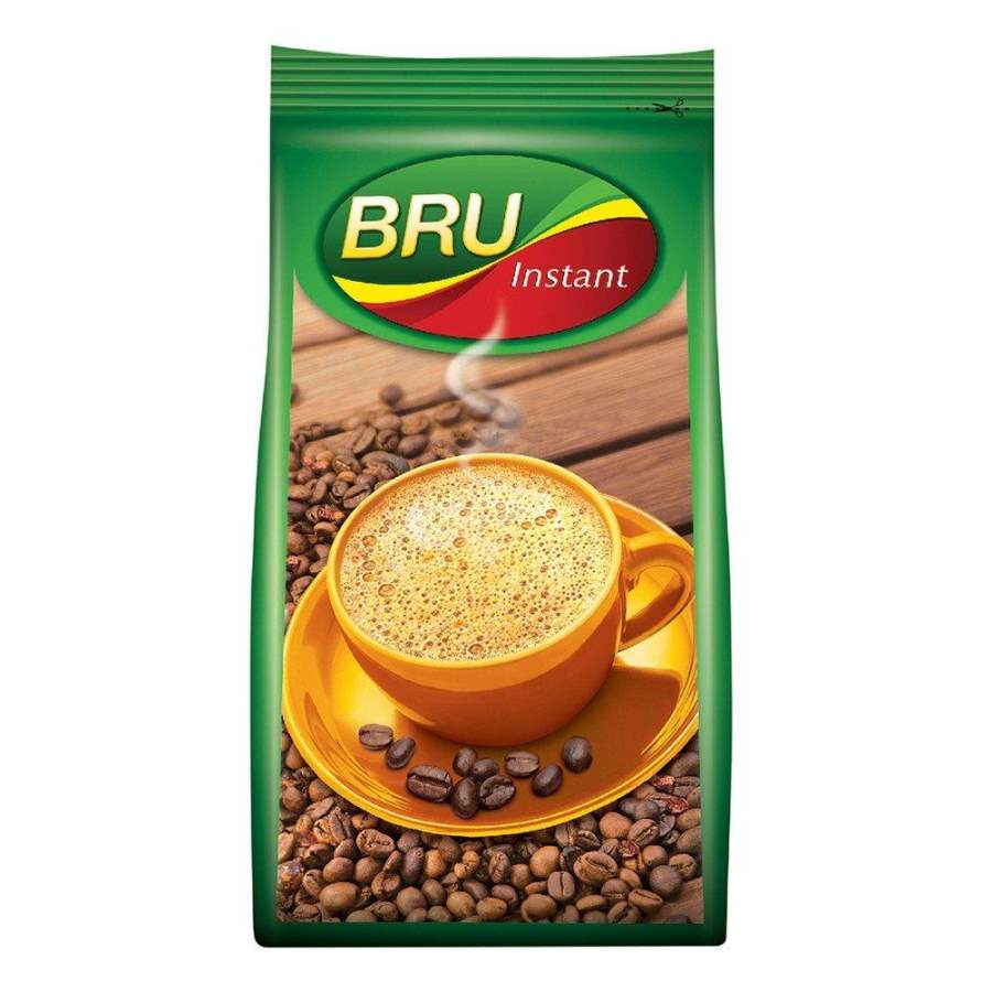 Buy Bru BRU Instant Coffee Powder, Made for Blend of Arabica and Robusta Beans, with Fresh Roasted Coffee Aroma, 200 g