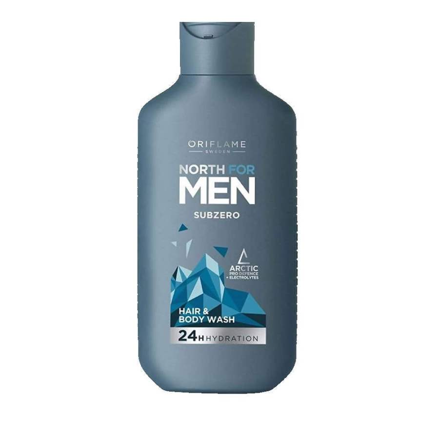 Buy Oriflame North For Men Subzero Hair & Body Wash - 24H Hydration