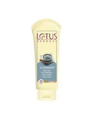 Buy Lotus Herbals Clay White Black Clay Skin Whitening Face Pack