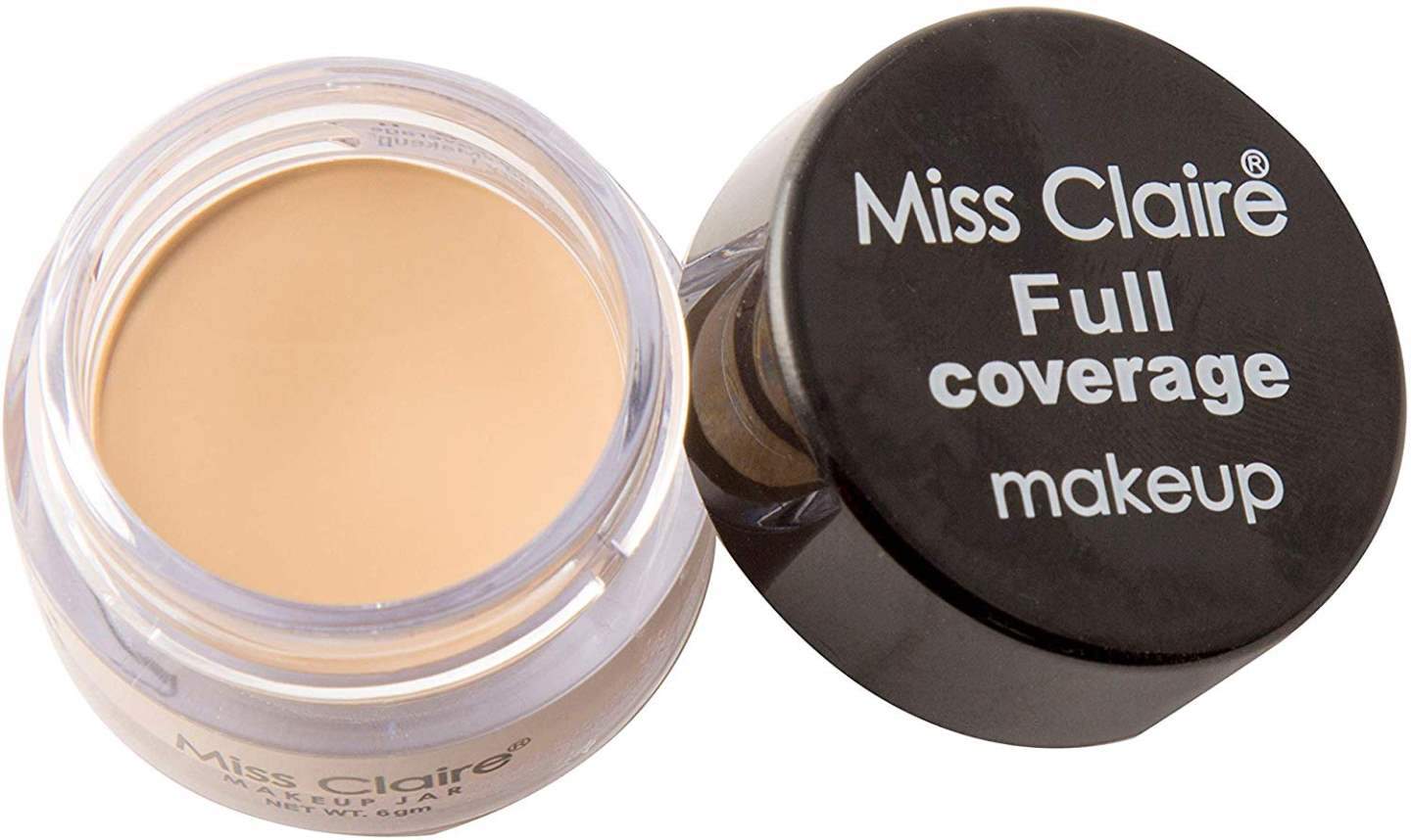 Buy Miss Claire Full Coverage Makeup + Concealer #8, Beige