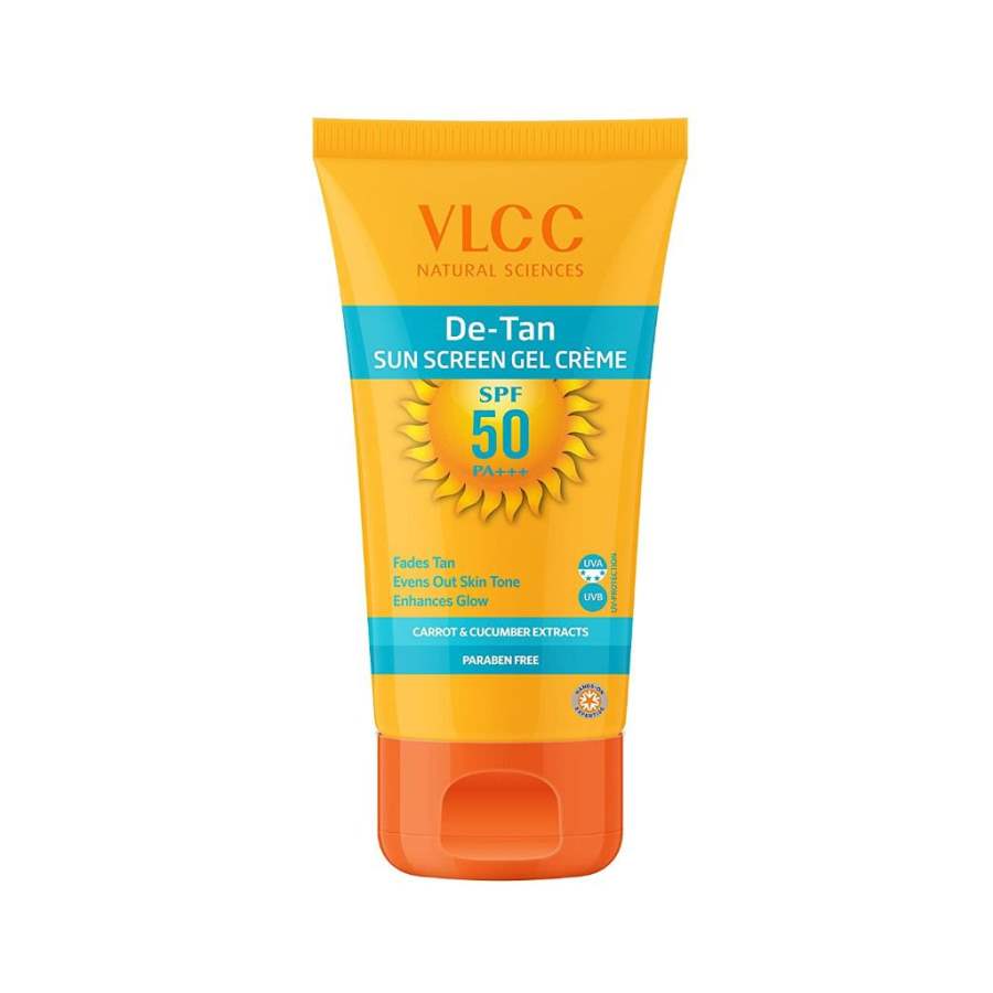 Buy VLCC De Tan Sunscreen Gel Creme SPF 50