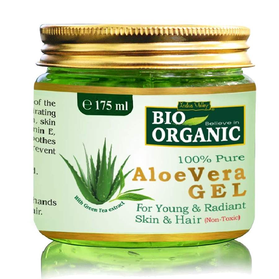 Buy Indus valley Bio Non-Toxic Aloe Vera Gel for Acne, Scars 