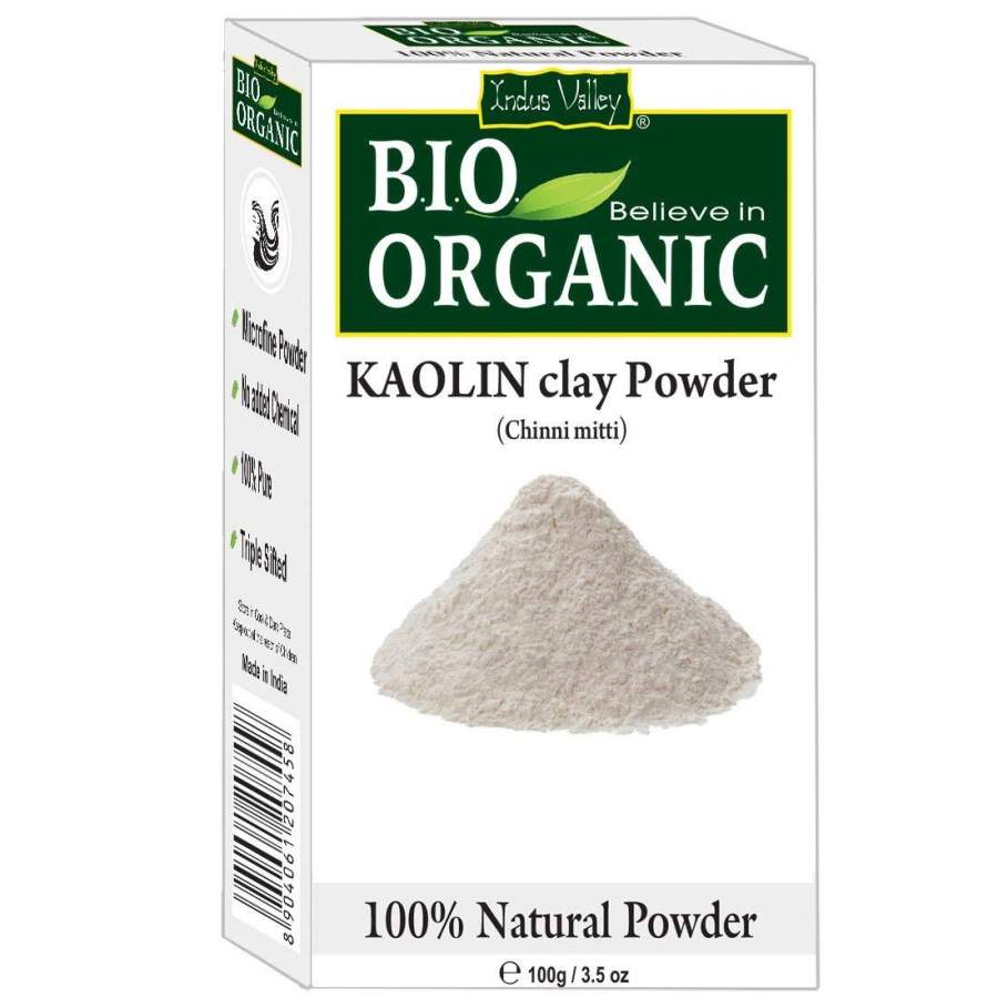 Indus valley Natural Kaolin/Clay Powder For Acne, Blackheads And For Glowing Skin 