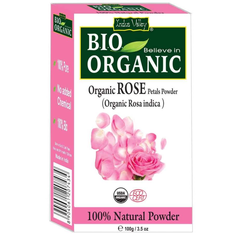 Buy Indus valley Rose Petals Powder for Skin Care,Face Pack for Fairness 