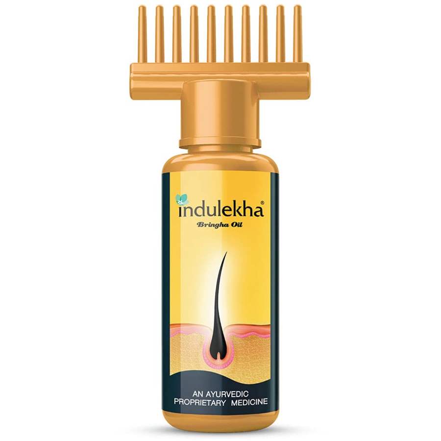 Indulekha Bringha Oil, Reduces Hair Fall and Grows New Hair, 100% Oil