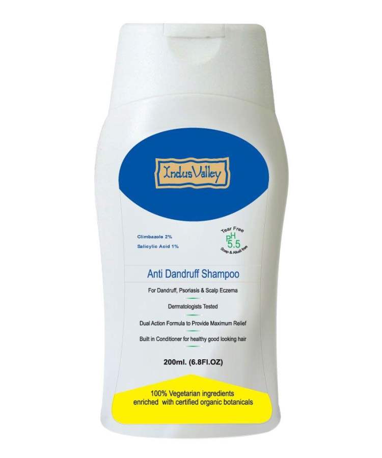 Indus valley Hair Fall Defense & Anti-Dandruff Shampoo Tear Free 