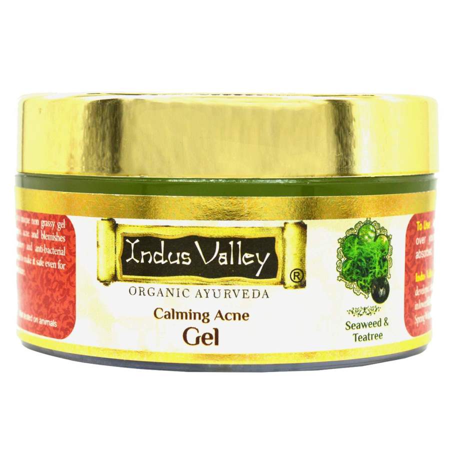 Buy Indus valley Calming Acne Gel - Enriched with Seaweed & Teatree For Soothes Skin 