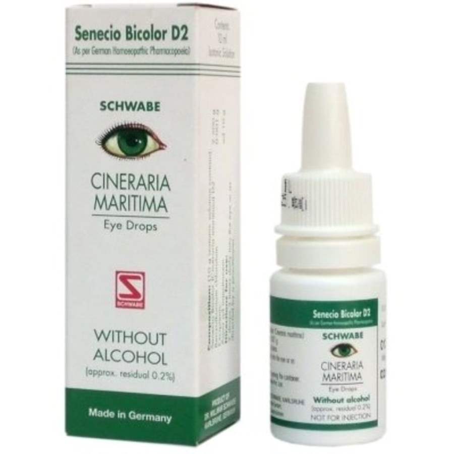 Dr Willmar Schwabe Homeo Germany Cineraria Maritima Eye Drops ( Without Alcohol )