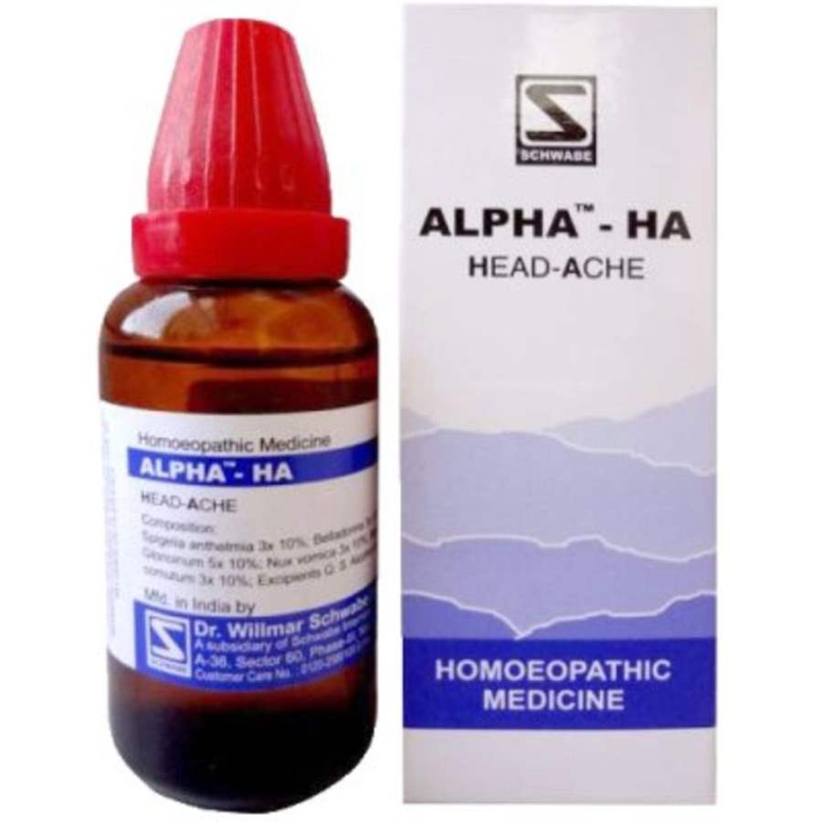 Dr Willmar Schwabe Homeo Alpha HA (Headache)