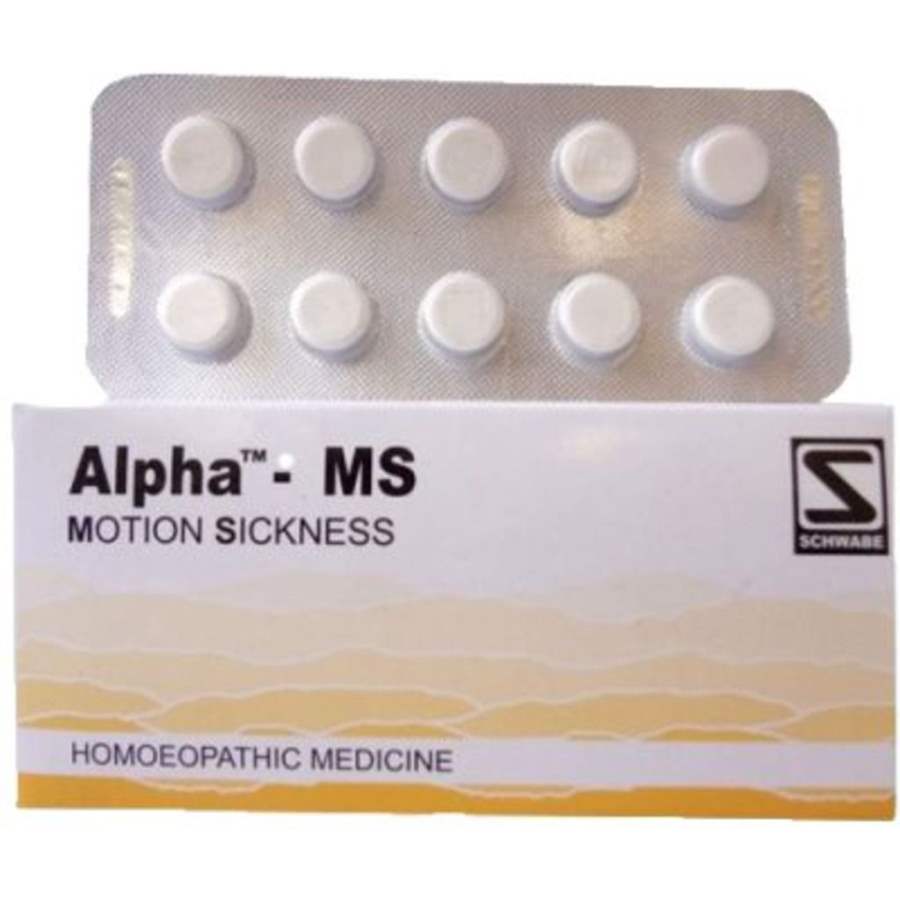 Buy Dr Willmar Schwabe Homeo Alpha MS (Motion Sickness)