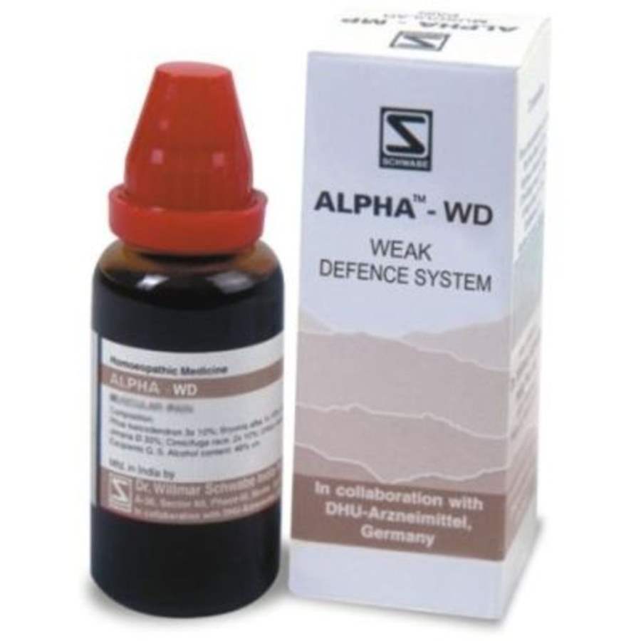 Buy Dr Willmar Schwabe Homeo Alpha WD (Weak Defence System)