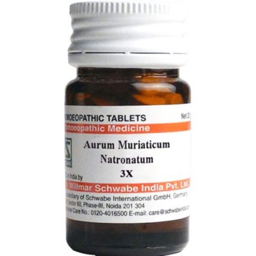 Buy Dr Willmar Schwabe Homeo Aurum Muriaticum Natronatum - 20 gm