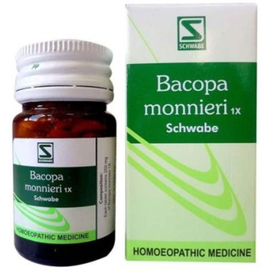 Dr Willmar Schwabe Homeo Bacopa Monnieri 1X Tablets (Brahmi)