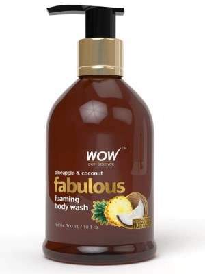 WOW Skin Science Brown Pineapple and Coconut Foaming Body Wash